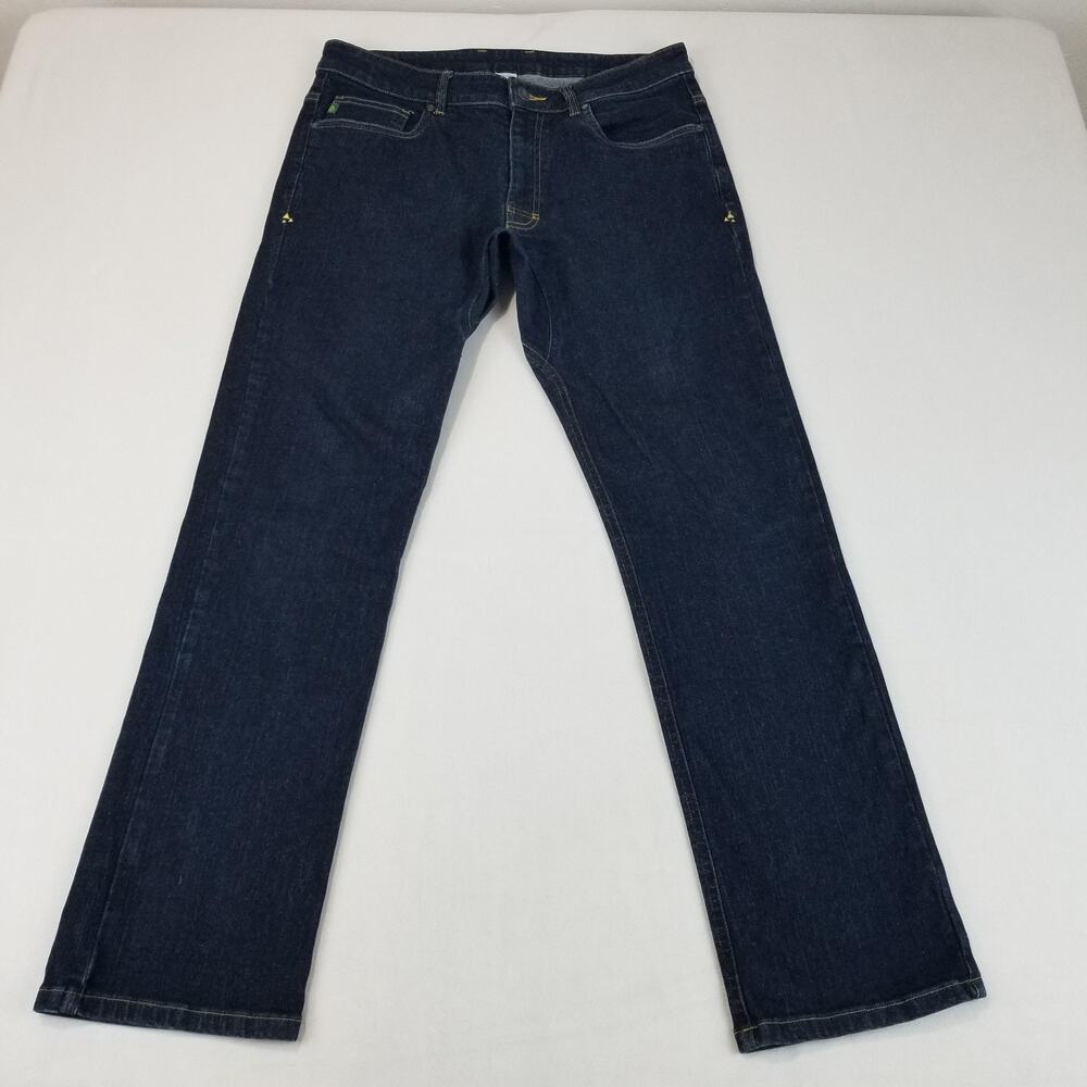 Stio Rivet Jeans Mens 33x30 Dark Wash Straight Stretch Denim Outdoor Casual 2224